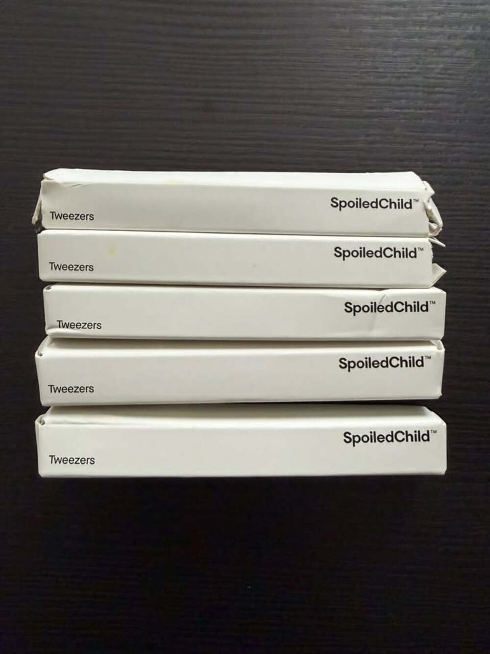 (x5 Pieces) Professional Tweezers by Spoiled Child (New, Dmg Boxes, Read)